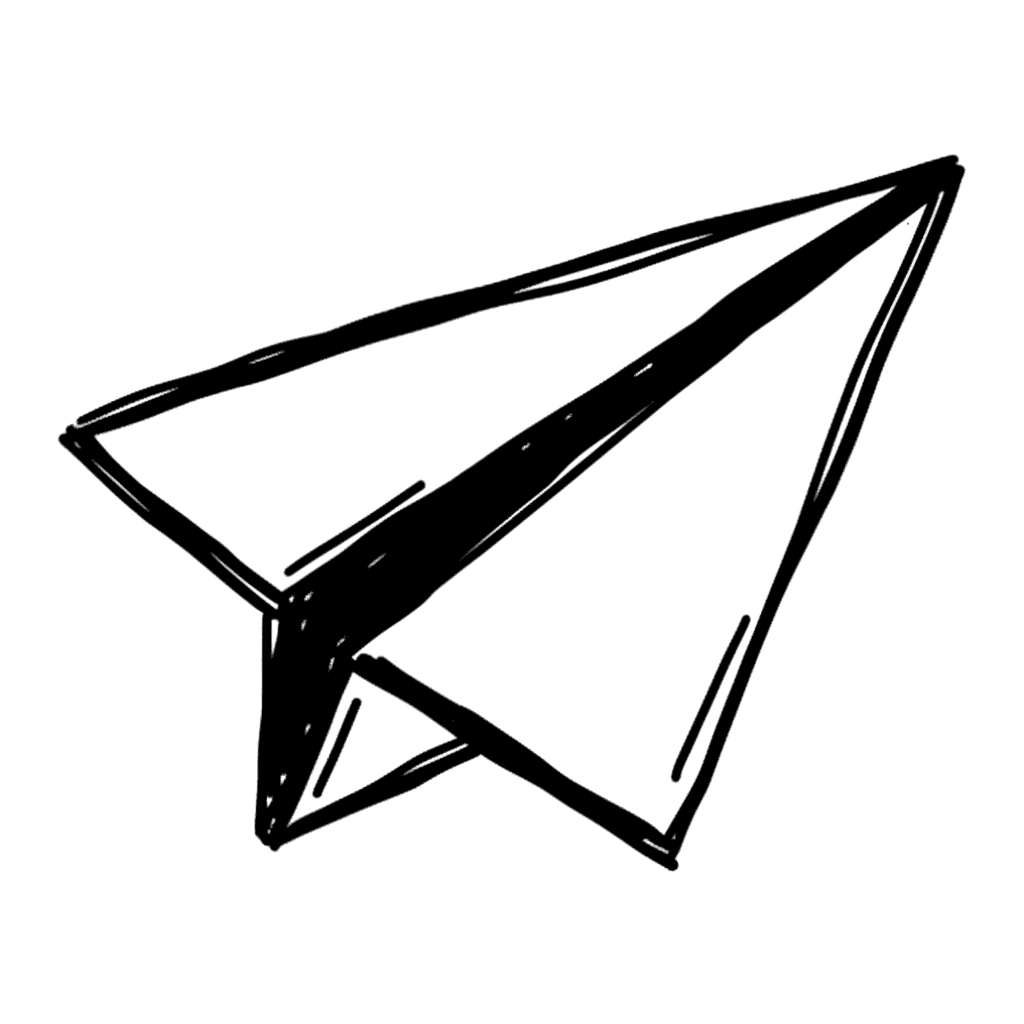 Original sketch for Airplane Logo Transformation
