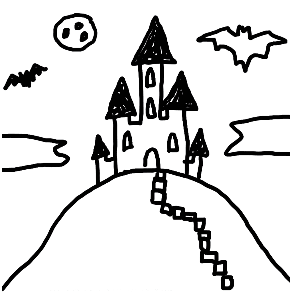 Original sketch for Castle Brand Evolution