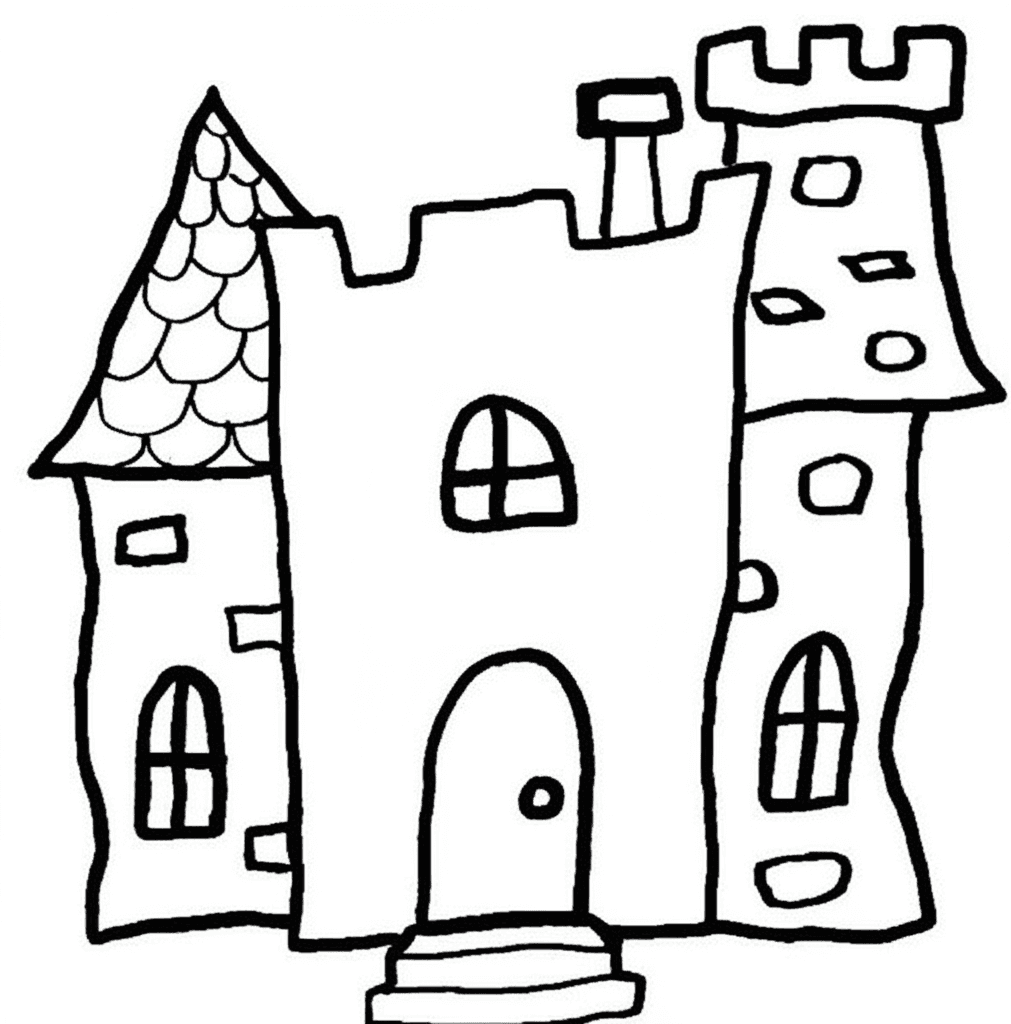 Original sketch for House Logo Transformation