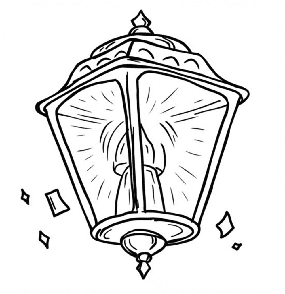 Original sketch for Lantern Brand Evolution