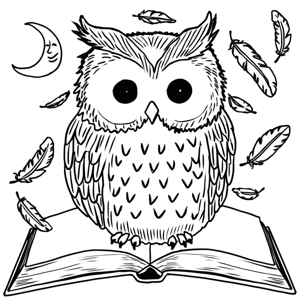 Original sketch for Owl Brand Transformation