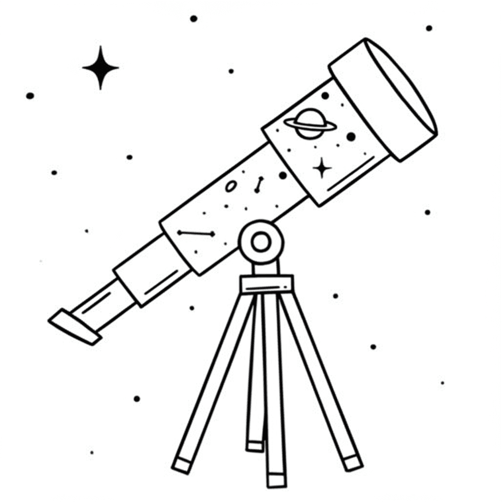 Original sketch for Telescope Brand Design