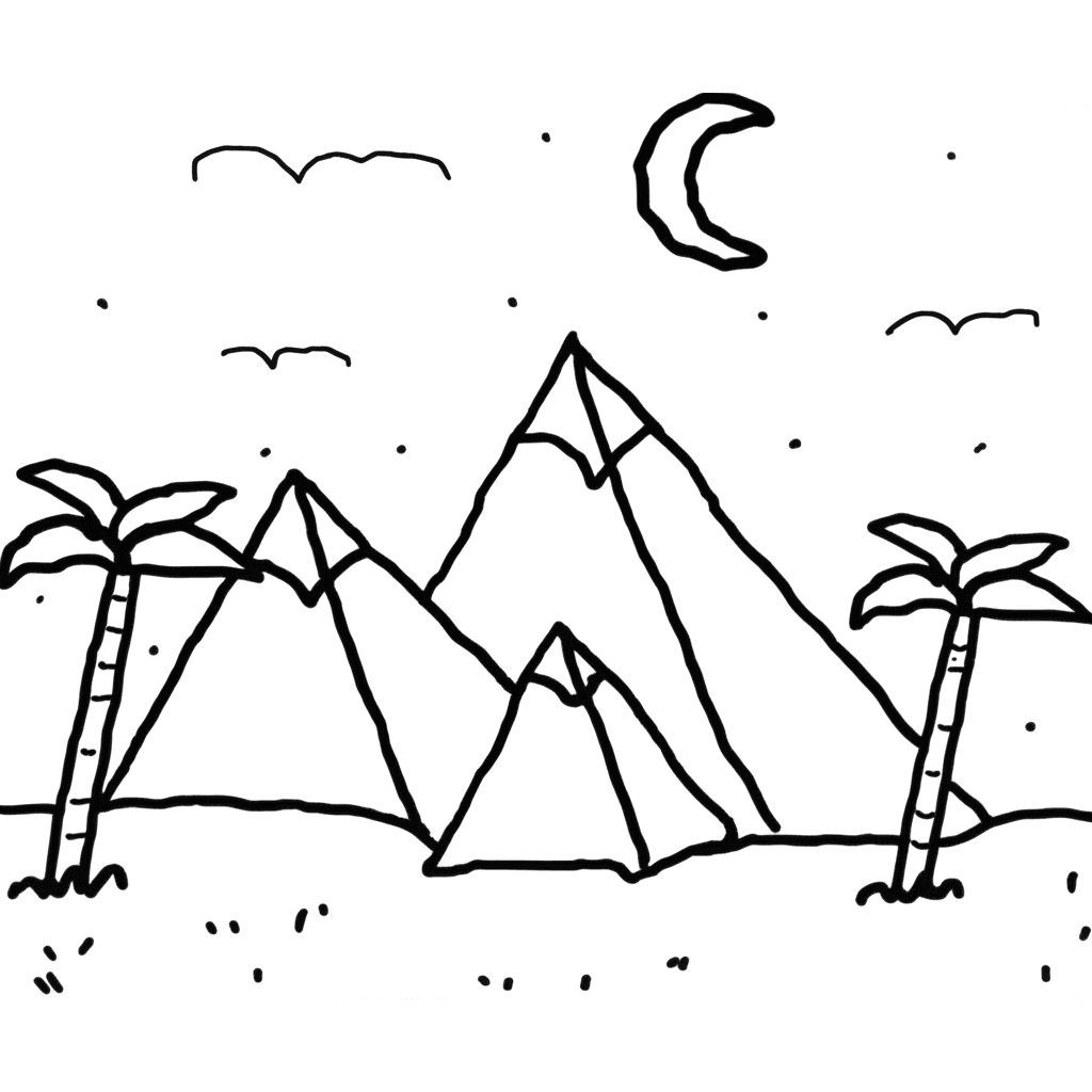 Original sketch for Coffee Logo Transformation