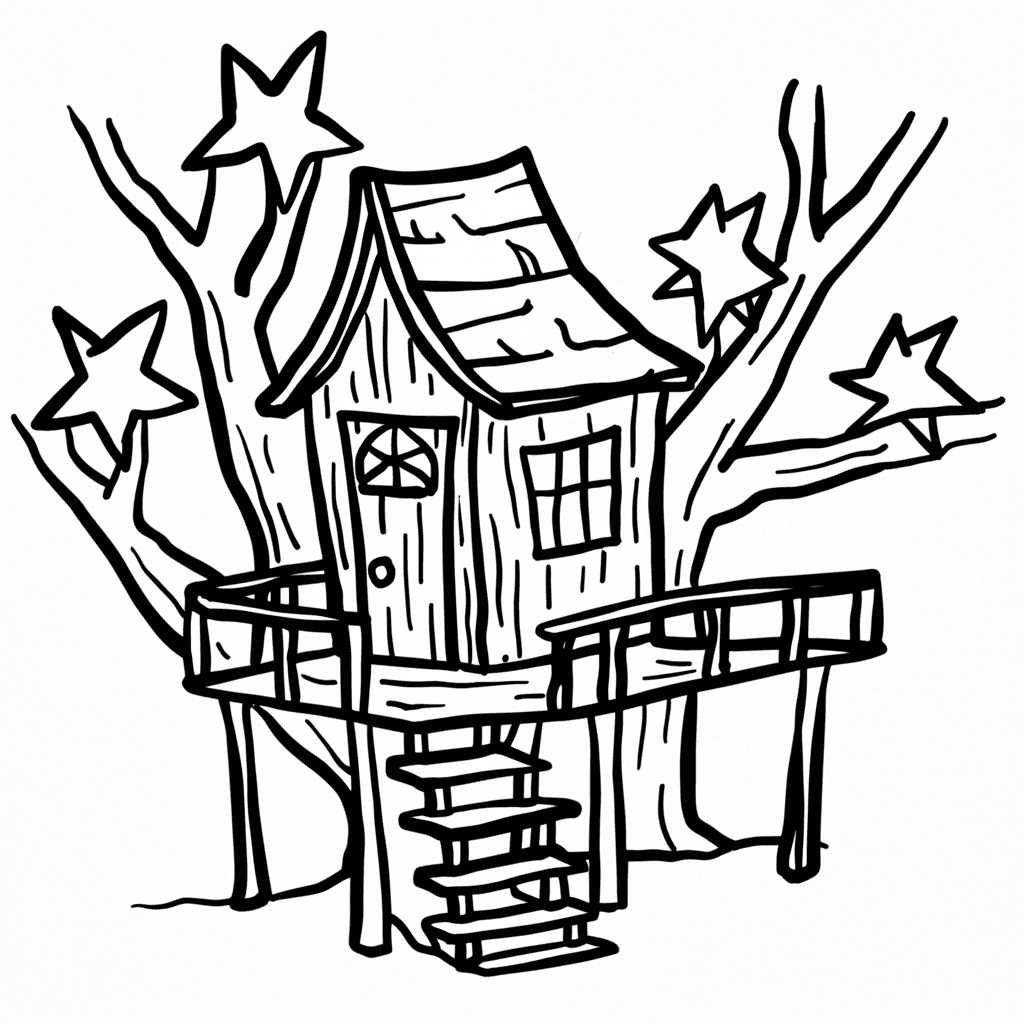 Original sketch for Treehouse Logo Design